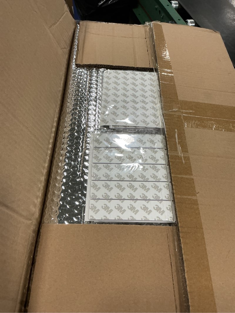 Condition photo showing Good Condition for ToLanbbt Garage Door Insulation Kit 6P Double Bubble Window Heat Insulation Panels, 6MM 24" x 48" Reflective Aluminum Foil Summer/Winter Barrier Sheets with 120 Adhesive Tapes for Garage Attic Wall 6 24 x 48 IN