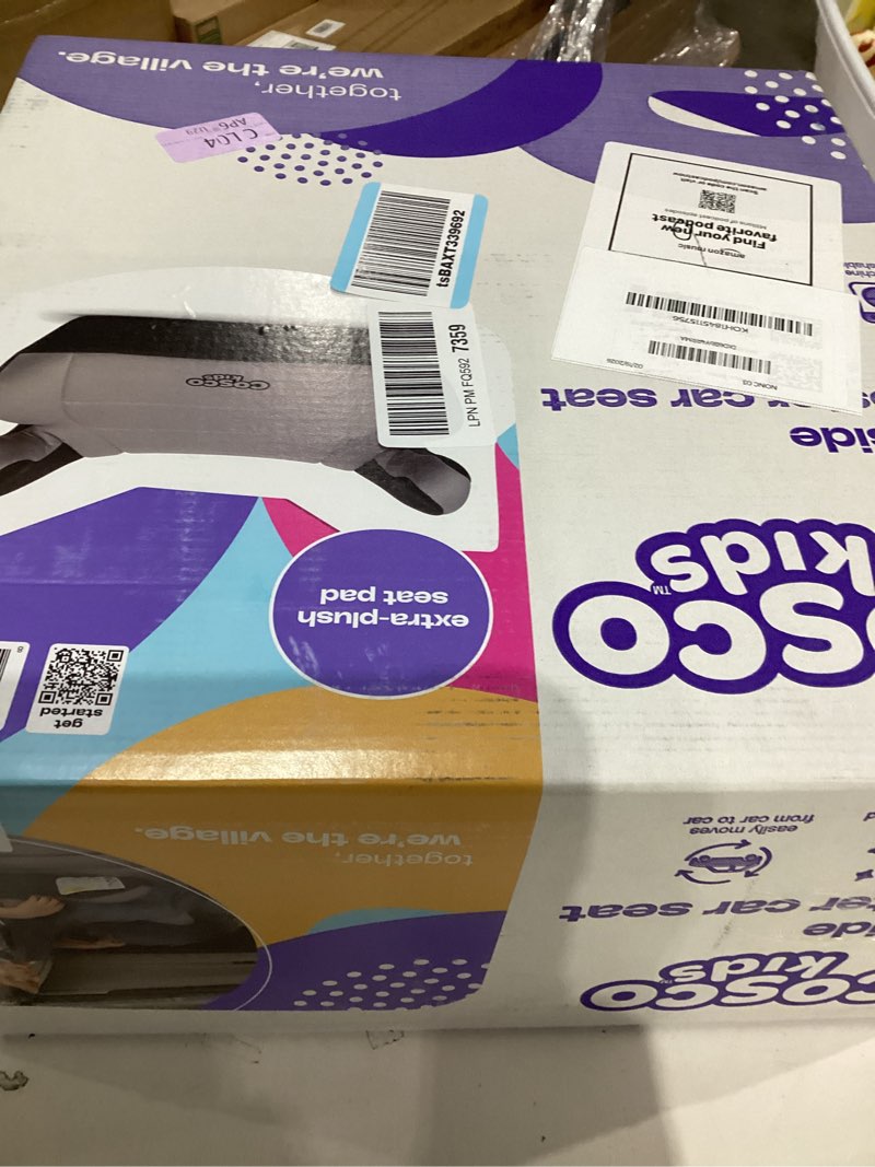 Condition photo showing New/Like New for Cosco Topside Backless Booster Car Seat, Lightweight Booster Seats for Cars 40-100 lbs, Backless Booster Seat for Car, Leo