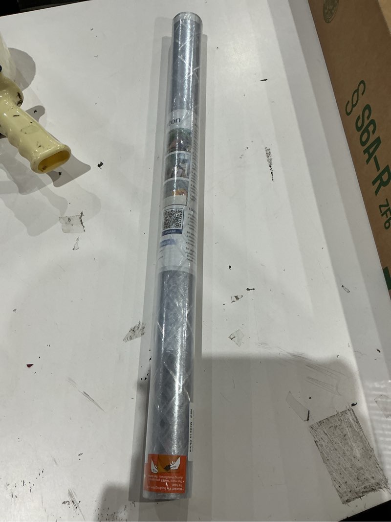 Condition photo showing Good Condition for haton window privacy film decorative frosted glass window film, sun blocking stained glass clings, static cling removable stickers for home door coverings, lattice pattern 23.6" x 157.4" 23.6" x 157.4" clear