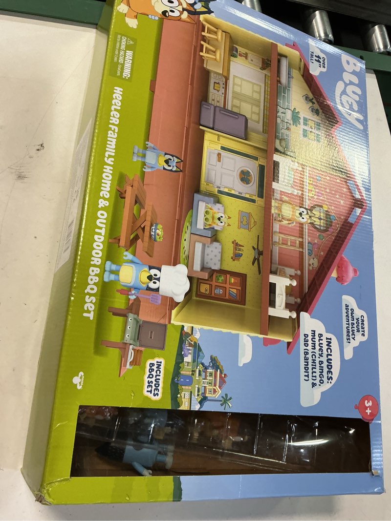 Condition photo showing Good Condition for bluey house playset for kids, xl ultimate interactive lights and sounds playhouse toys, includes dance floor, dollhouse, toy set ages 3+, amazon exclusive