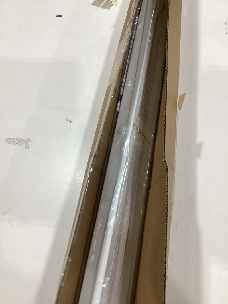 Condition photo showing Good Condition for lazblinds no tools no drill 1" vinyl mini blinds, cordless blinds for windows, light filtering horizontal window blinds & shades, 37" w x 48" h, white cordless-white 37" w x 48" h