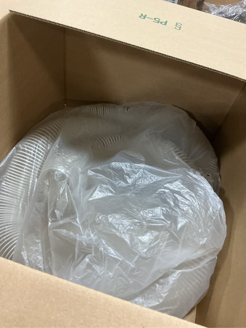Condition photo showing As Is for POWERTEC 3" x 20' Dust Collection Hose, 3 Inch Flexible PVC Dust Collector Hose for Table Saw, Planer, CNC Machine, Radial Arm Saw, Woodworking and Wood Shop Dust Collection System (70265) 3" x 20' PVC Hose