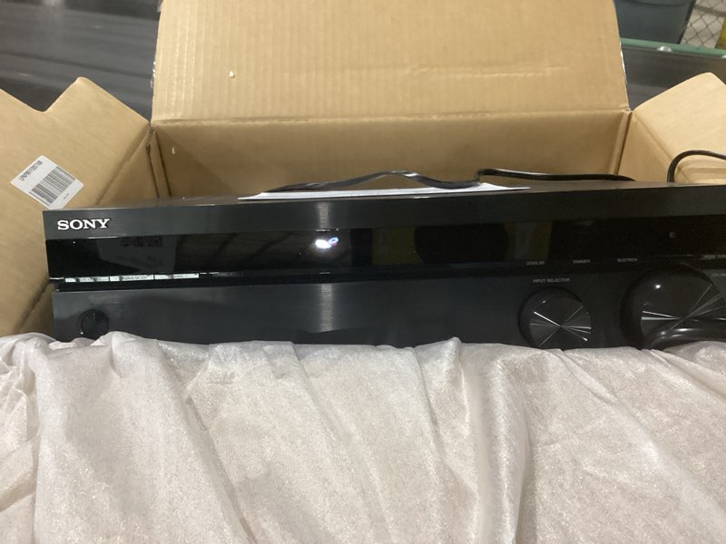 NOT TESTED Sony STRDH190 2-ch Home Stereo Receiver with Phono Inputs & Bluetooth Black Stereo Receiver Receiver