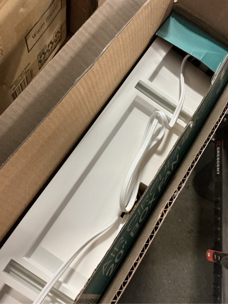 Condition photo showing Good Condition for the aspen 20 in. box fan with remote control - quiet, efficient cooling