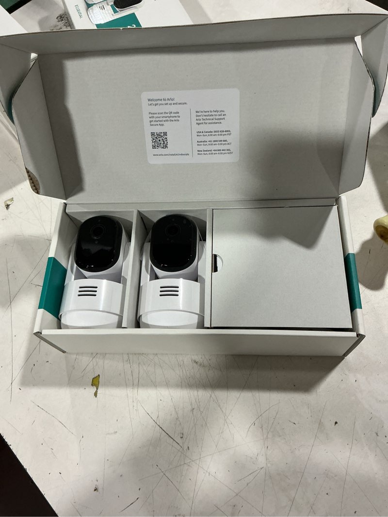 Condition photo showing Good Condition for arlo essential 3 megapixel indoor 2k network camera, color, 2