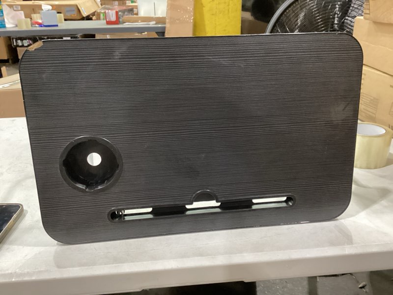 Foldable laptop table. 