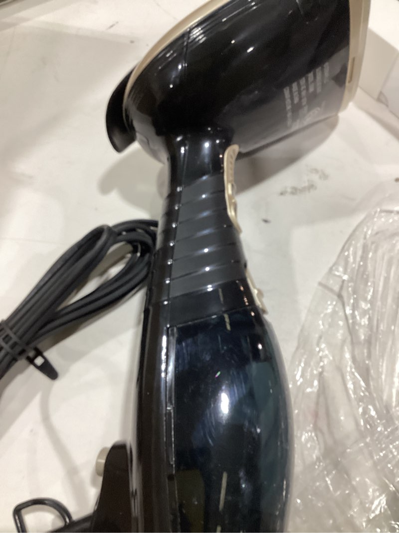 Condition photo showing Good Condition for Conair Handheld Garment Steamer for Clothes, Turbo ExtremeSteam 1875W Fabric Steamer, Portable Handheld Design, Strong Penetrating Steam, Amazon Exclusive, Black