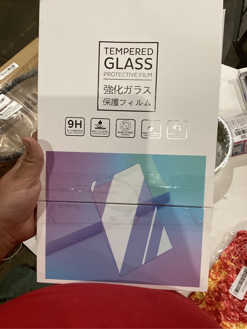 Condition photo showing As Is for (2-pack) 2021-2025 2026 yukon & yukon xl screen protector for gmc yukon 12.6-inch rear touchscreen, 9h tempered glass 2024 2025 yukon denali/denali ultimate/at4 ultimate accessories rear 12.6" (12.6in+12.6in rear tv) for 2021+