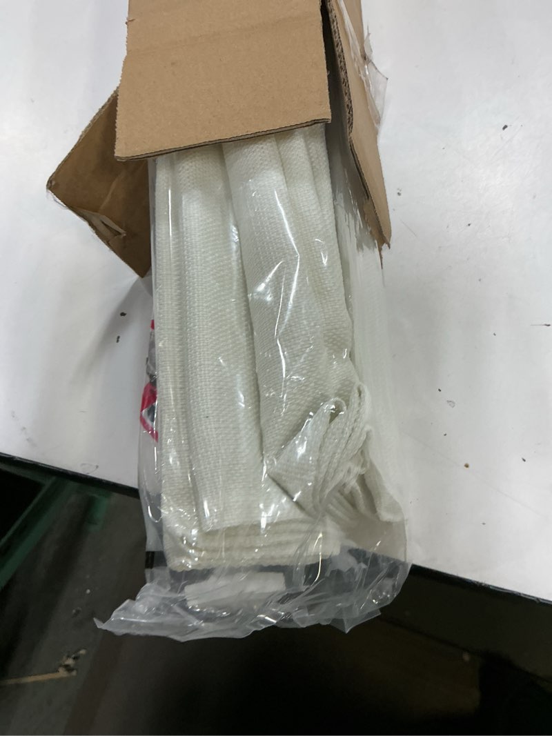 Condition photo showing Good Condition for lazblinds no drill roman shades for windows, cordless light filtering window shades with uv protection, polyester fabric for bedroom & living room, 27" w x 64" h, off white light filtering - off white 27"w x 64"h