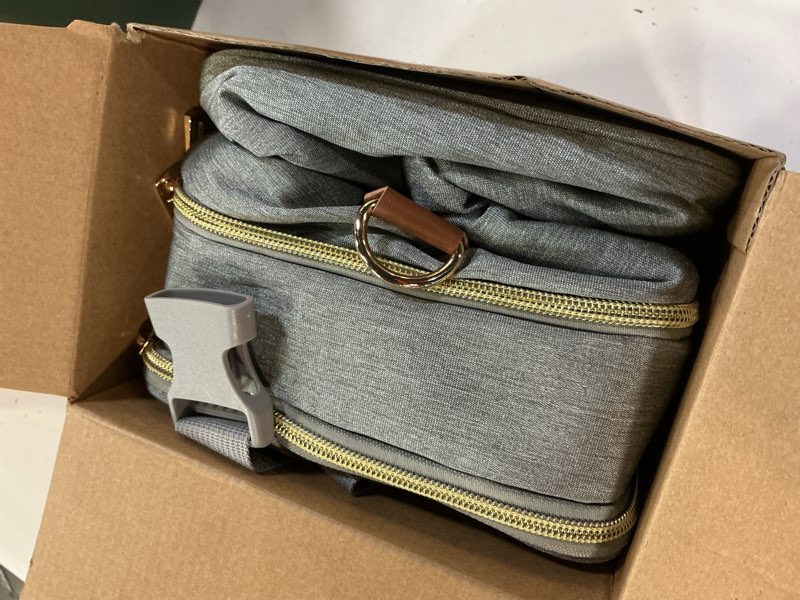 Condition photo showing Good Condition for piioser breastmilk cooler bag with ice pack fits 6 baby bottles up to 9 ounce, insulated baby bottle tote bags, double layer waterproof leak-proof with shoulder strap for nursing & working mom (grey)
