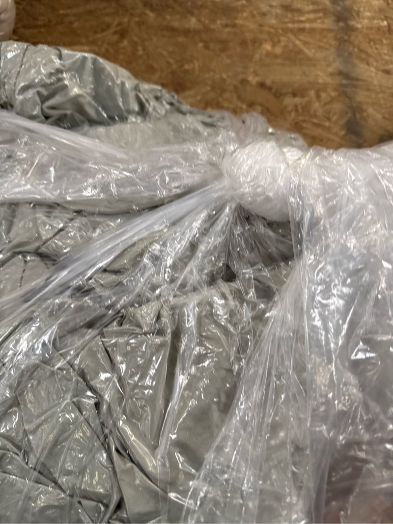 Condition photo showing Good Condition for classic organic percale duvet cover, full/queen, sage