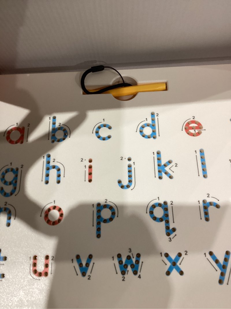 Condition photo showing Good Condition for GAMENOTE Double Sided Magnetic Letter & Number Board Set - Alphabet & Numbers Tracing Board for Toddlers, ABC Uppercase & Lowercase Practicing, Math Learning, Educational Toys for Kids Letter+Number