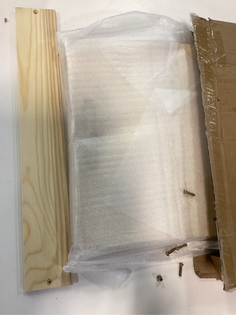 Condition photo showing Good Condition for extra large pine wood crates for storage, vinyl records storage crates,the storage crates are made of pure natural solid wood,exuding natural pine flavor,unfinished wooden crates for display . (1)