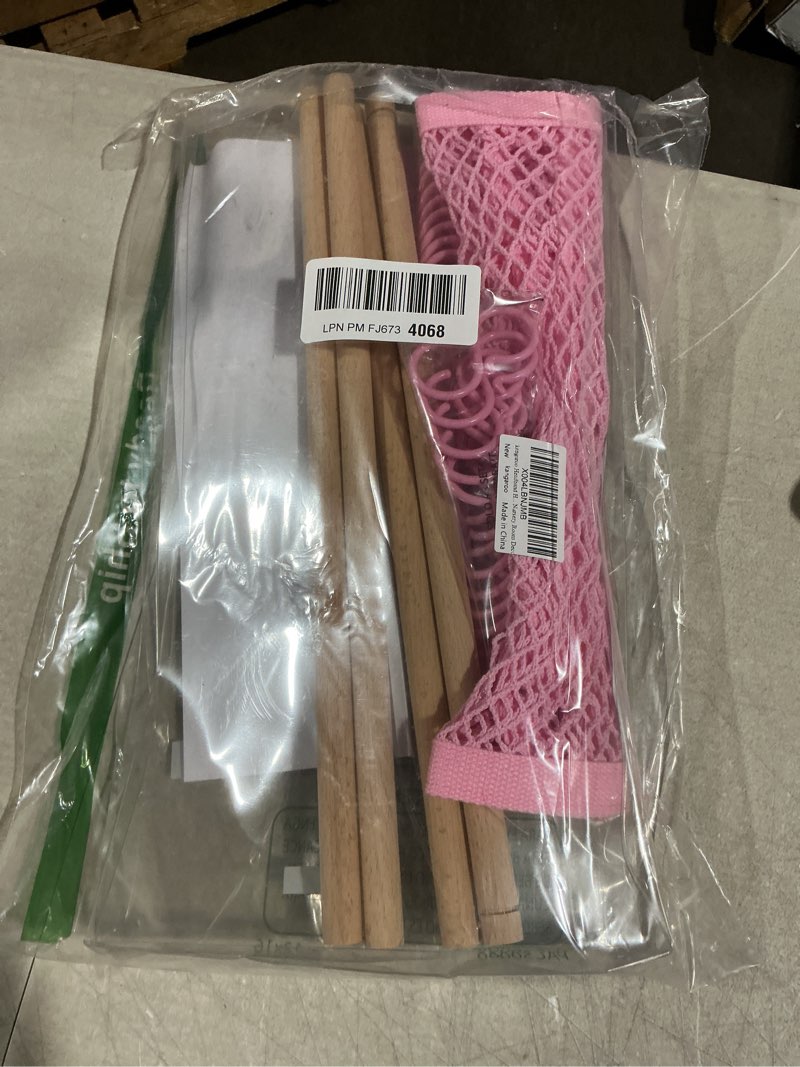 Condition photo showing As Is for kangaroo headband holder hair bows organizer for baby girls large capacity bow holder hair accessories wall hanging organizer for toddler baby girl nursery room decor pink