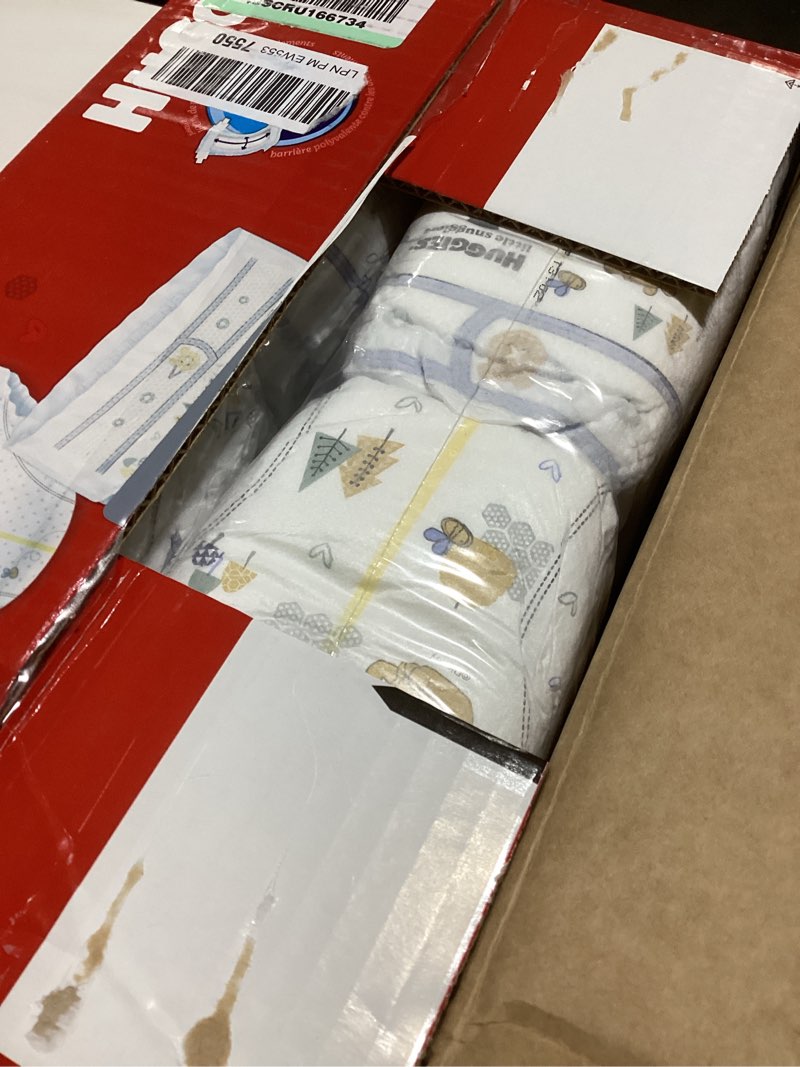 Condition photo showing New/Like New for Huggies Size 1 Diapers, Little Snugglers Baby Diapers, Size 1 (8-14 lbs), 96 Count, Packaging May Vary Size 1 96