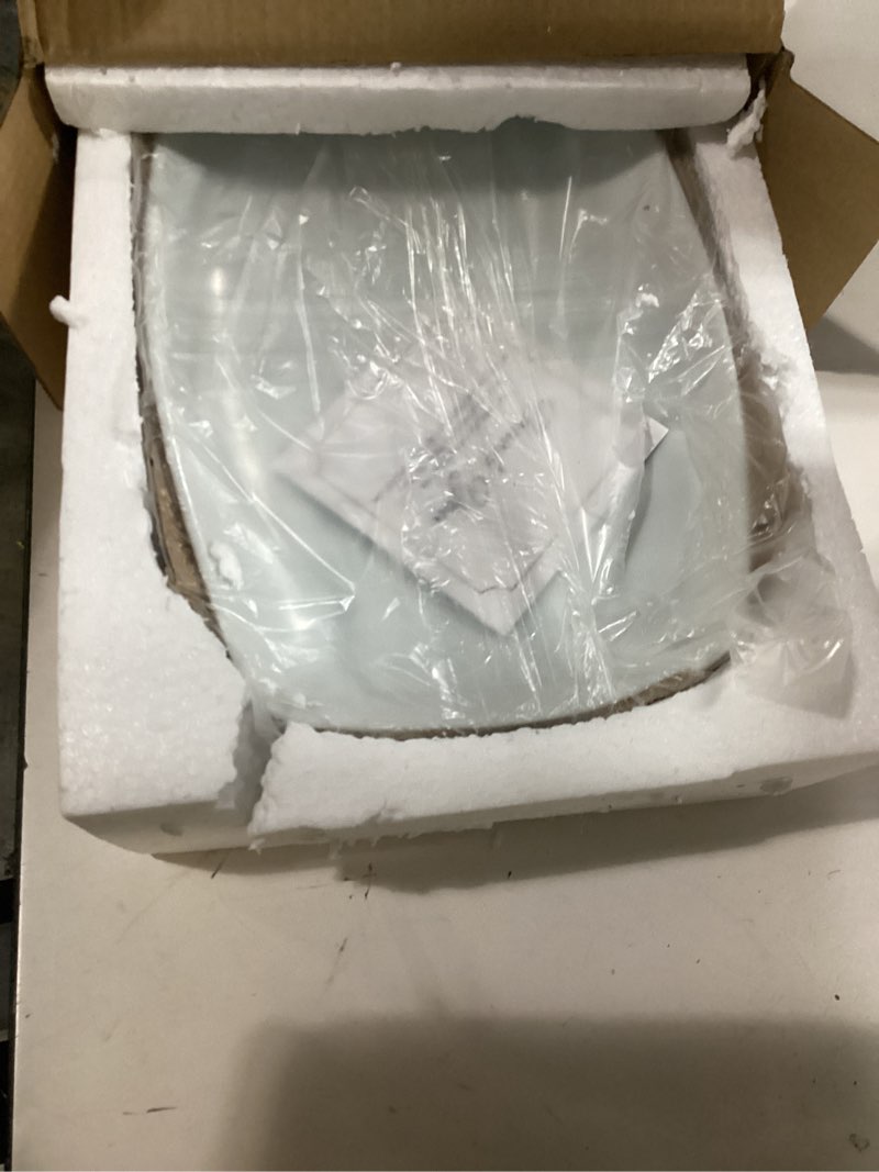 Condition photo showing Good Condition for ceramic serving platter set, 4 pcs 10 inch rectangular serving tray for entertaining at parties and weddings, white platter rectangular dishes dinner plates for appetizer meat bread dessert and sushi 10"-4pcs