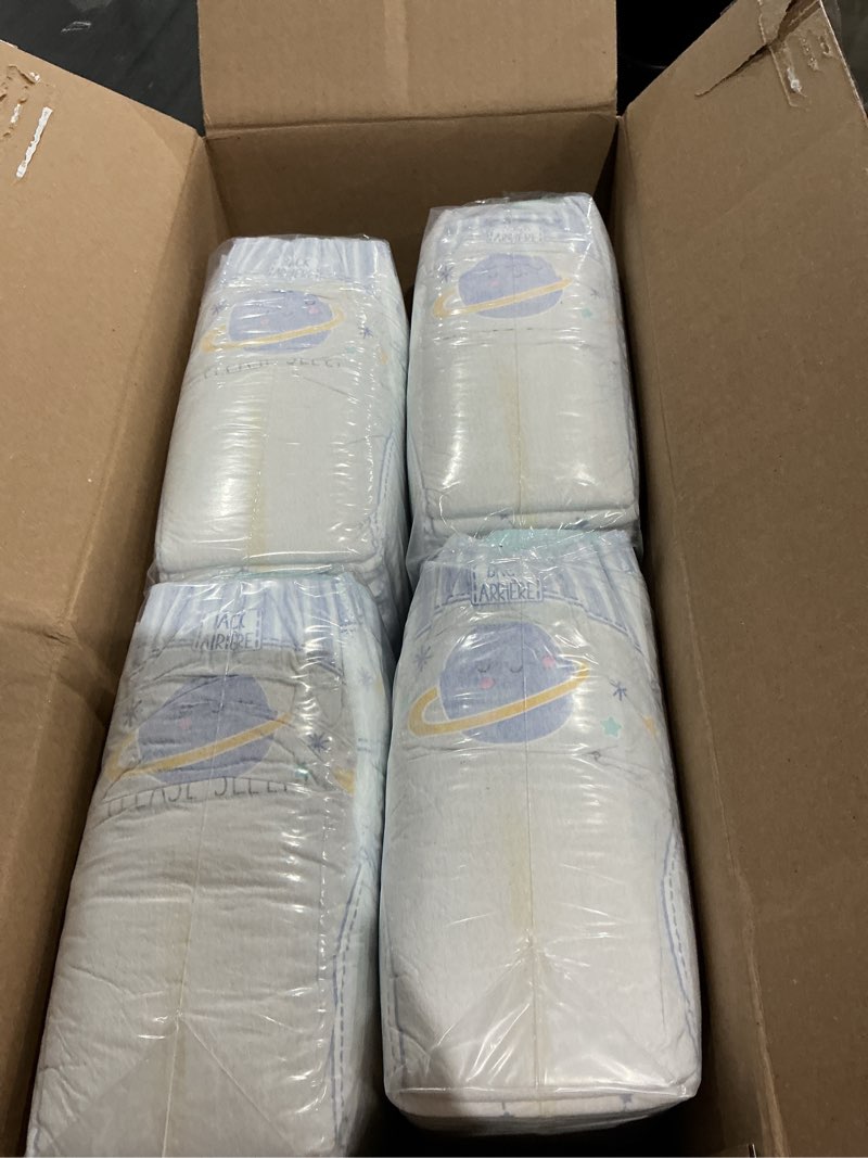 Condition photo showing Good Condition for pampers zzz overnight diapers, size 5 (27+ lbs), 88 count, nighttime protection disposable baby diaper, night time leak and skin protection size 5 88