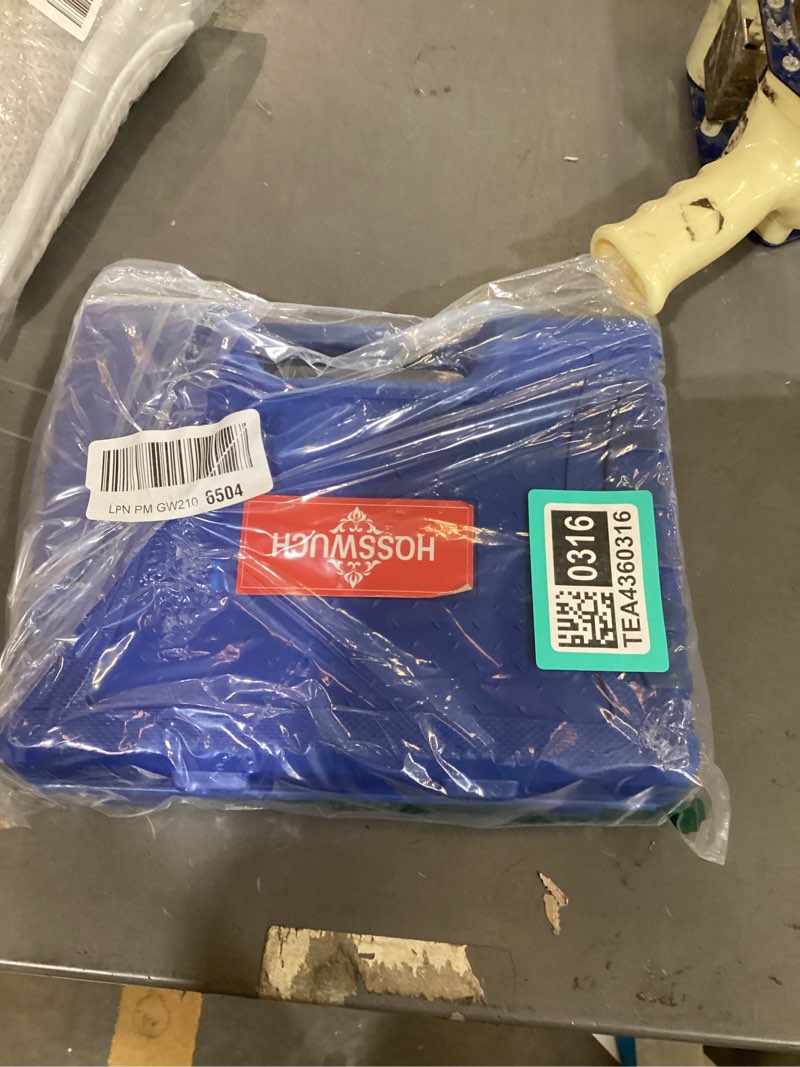 Condition photo showing New/Like New for 21 in1 bearing puller, bearing puller set, inner hole three-jaw puller, with curved hook and red steel collet multifunctional bearing removal tool, with heavy duty portable storage case blue 21in1-puller
