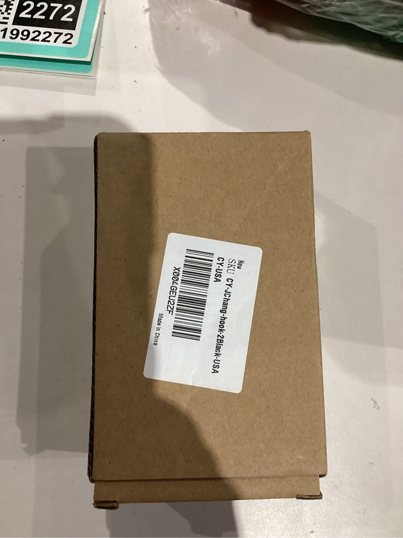 Condition photo showing Good Condition for Christmas Stockings Holder Hanger,Metal Hooks for Hanging Christmas Stockings,Stocking Holders for Mantle for Christmas?Decorations (2 Black, 2) 2 2 Black