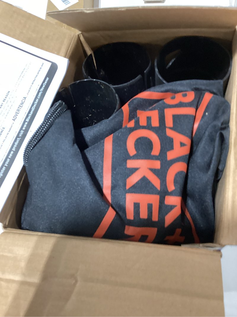 Condition photo showing Good Condition for BLACK+DECKER 40V Cordless Leaf Blower Kit, 120 mph Air Speed, 6-Speed Dial, Built-In Scraper, With Collection Bag, Battery and Charger Included (LSWV36) Untested