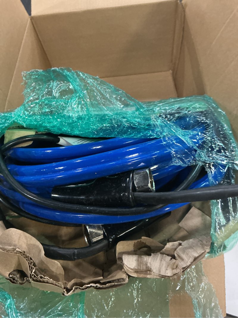 Condition photo showing As Is for 30ft heated water hose for rv,heated drinking water hose antifreeze to -45°f,great rv accessories for campers,livestock,agriculture,lead and bpa free 30ft blue