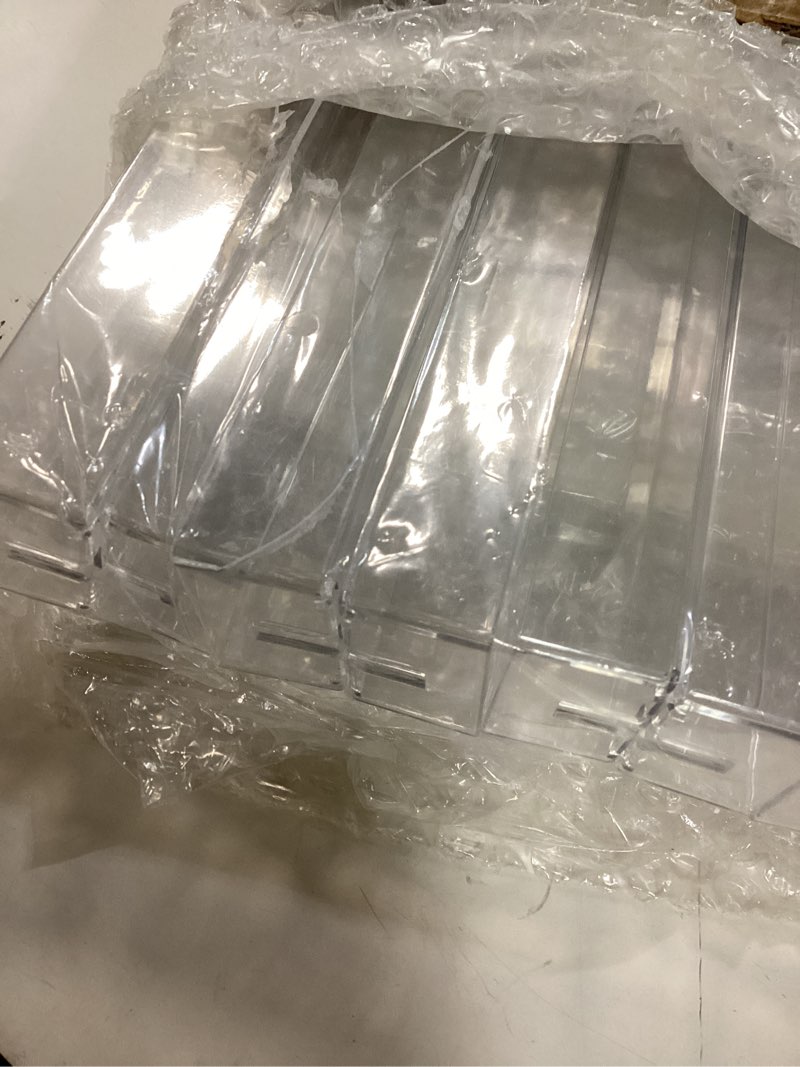 Condition photo showing As Is for Sunglasses Organizer - Clear Eyeglasses Display stand - Eyeglasses Storage - For Glasses Tabletop Holder Stand(7 Layer)