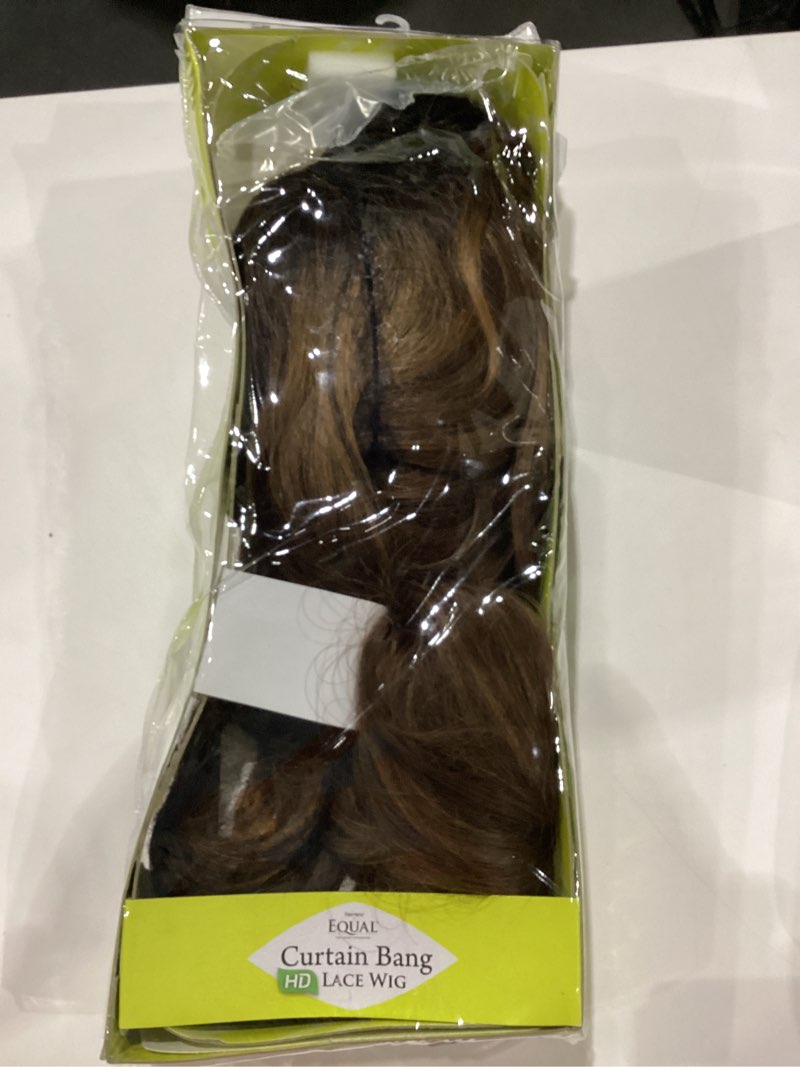 FREE TRESS FreeTress Equal Curtain Bangs HD Lace Front Wig Bombshell (HI-COCONUT)