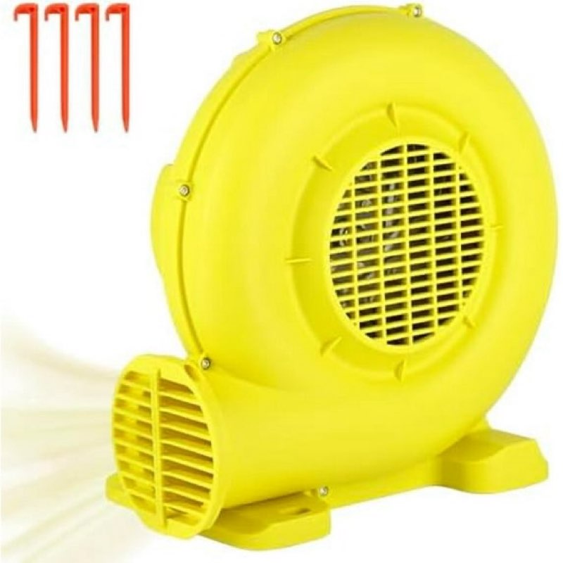 Bounce House Blower, 550W/0.74HP Portable Air Blower for Inflatable, Powerful Inflatable Bubble House Blowers Fan Pump for Inflatable Bouncy Castle, Jumper, Water Slide