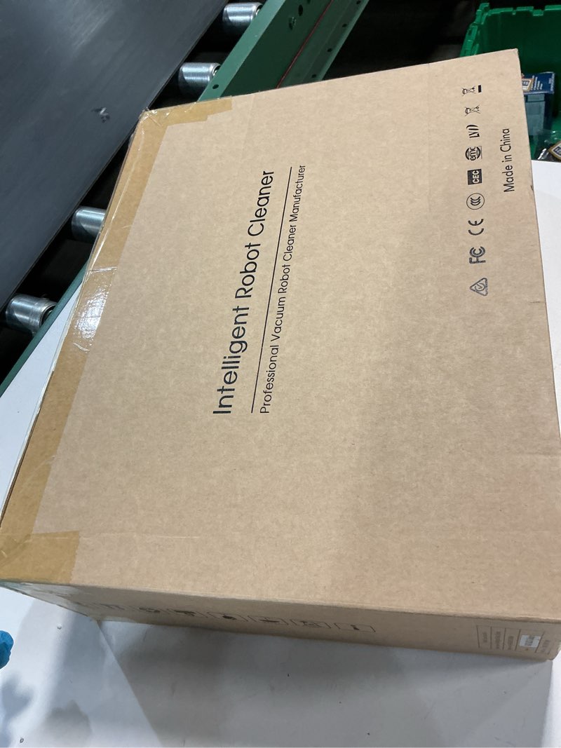 Condition photo showing New/Like New for V3 3 in 1 Robot Vacuum and Mop with 5000Pa Suction Power, Work with 2.4GWifi/ Alexa/App/, Self-Charging Vacuum Cleaner, Tangle-Free, Ideal for Pet Hair,Carpet and Hard Floor Black