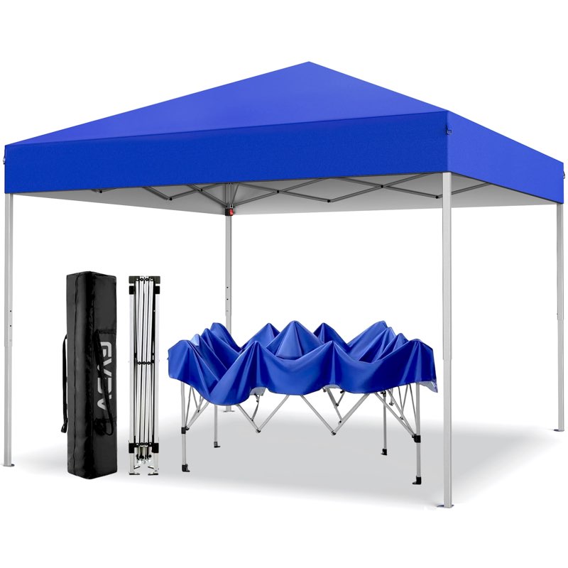 corner outdoor tent blue