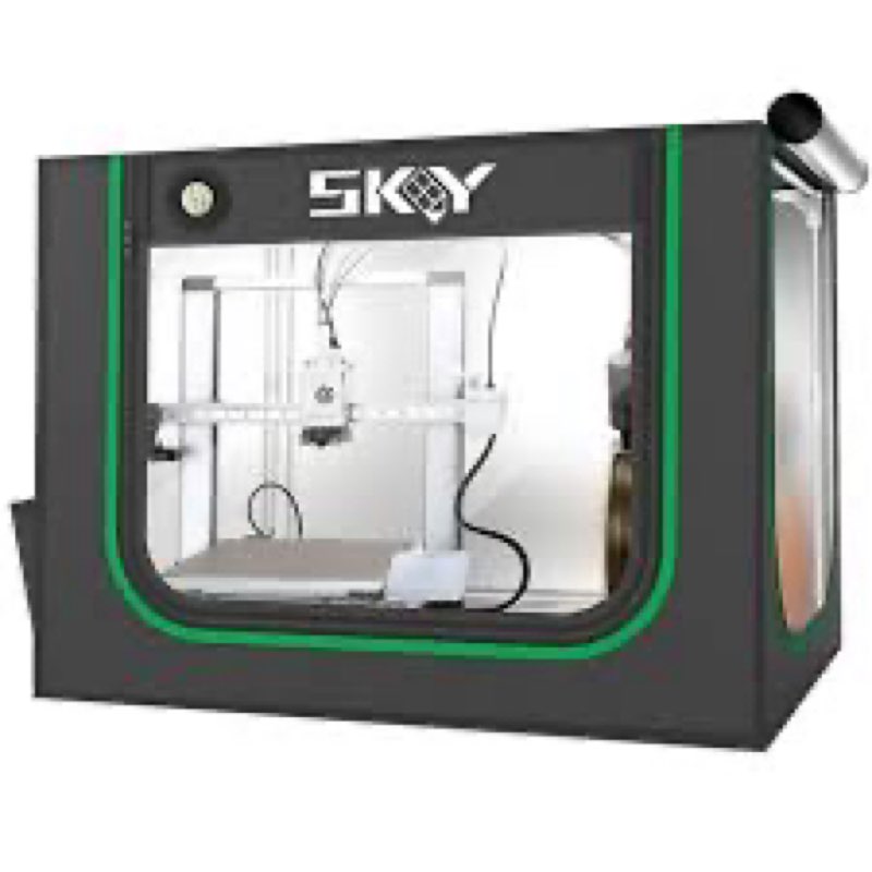 (INCOMPLETE) Bambu Lab A1 3D Printer Enclosure with LED Light, Hygrothermograph Fireproof Dustproof Tent Constant
