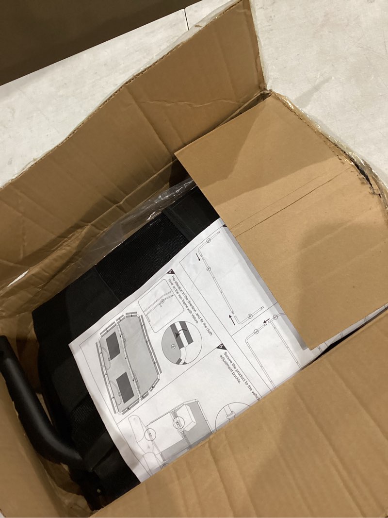Condition photo showing New/Like New for Dog Car Barrier for SUVs,Trunks and Cargo Area, Universal-Fit Pet Divider Gate, 50Inch Wide Pet Barrier with See Through Net Mesh for Small Trucks and SUV & Mid-Sized Vehicle