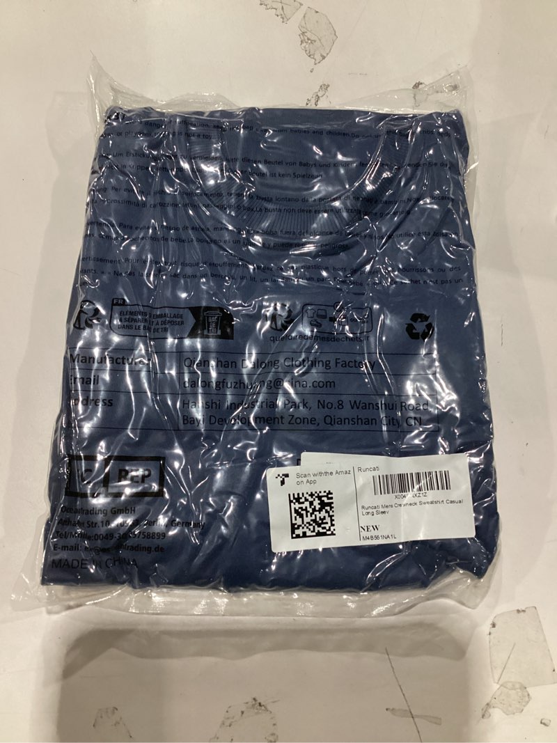 Runcati Mens Crewneck Sweatshirt Casual Long Sleeve Lightweight Fashion Basic Pullover Sweatshirt Na