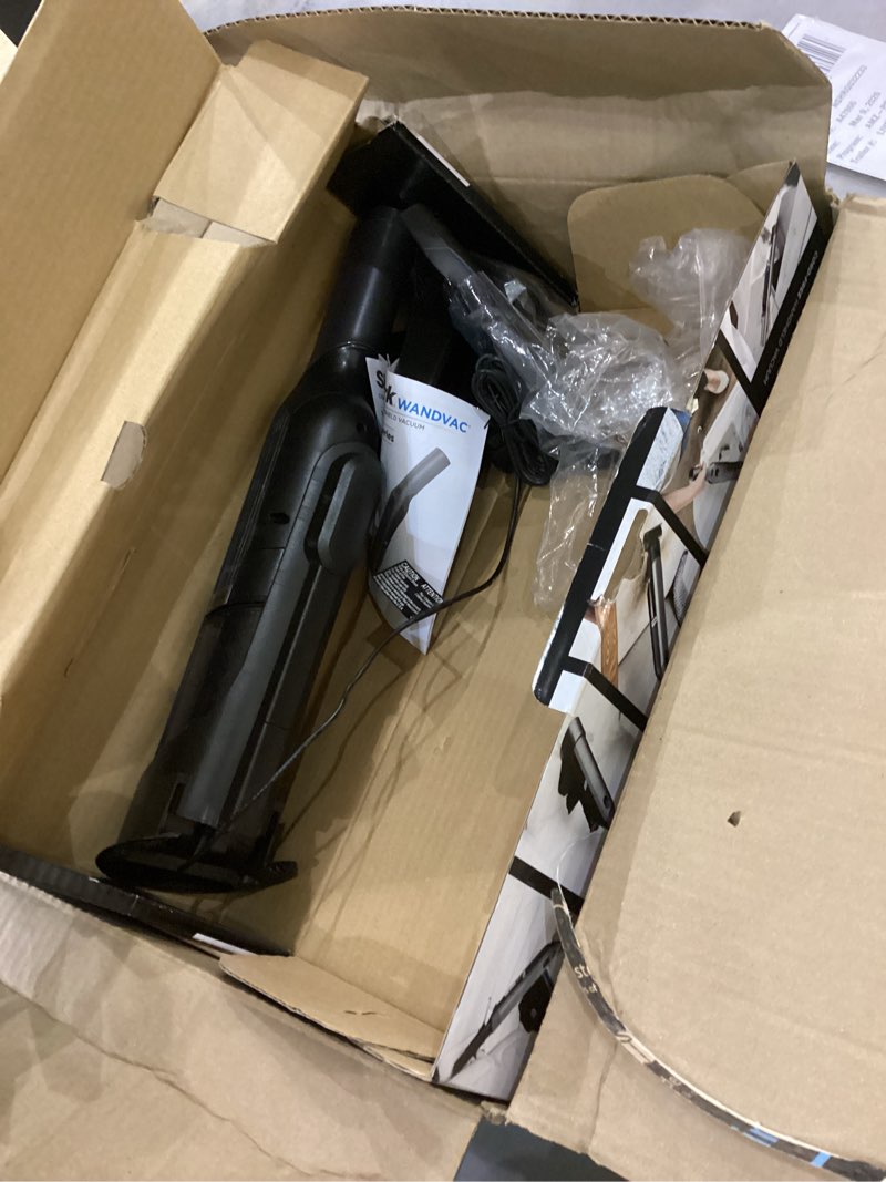 Condition photo showing Good Condition for Shark WANDVAC Power PET Cordless Hand Vac, Ultra-Lightweight & Portable with Powerful Suction & Boost Mode, NEW FurFins Tool & Duster Crevice Tool, Designed for Car & Pet Homes, White, WV410WH