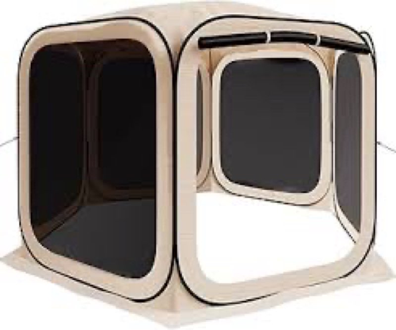 HOOYEAH Pop-up Tent Screenhouse, Portable Screened Tent Camping Canopy Foldable Instant Screen Room 