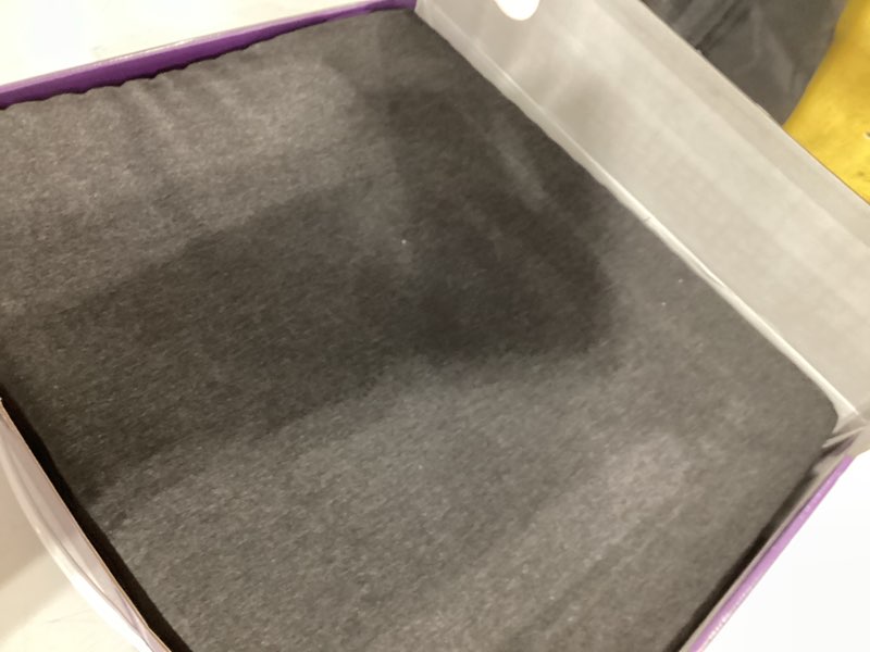 Condition photo showing As Is for Purple Double Seat Cushion | Pressure Reducing Grid Designed for Ultimate Comfort | Designed for Office Chairs | Made in The USA Full
