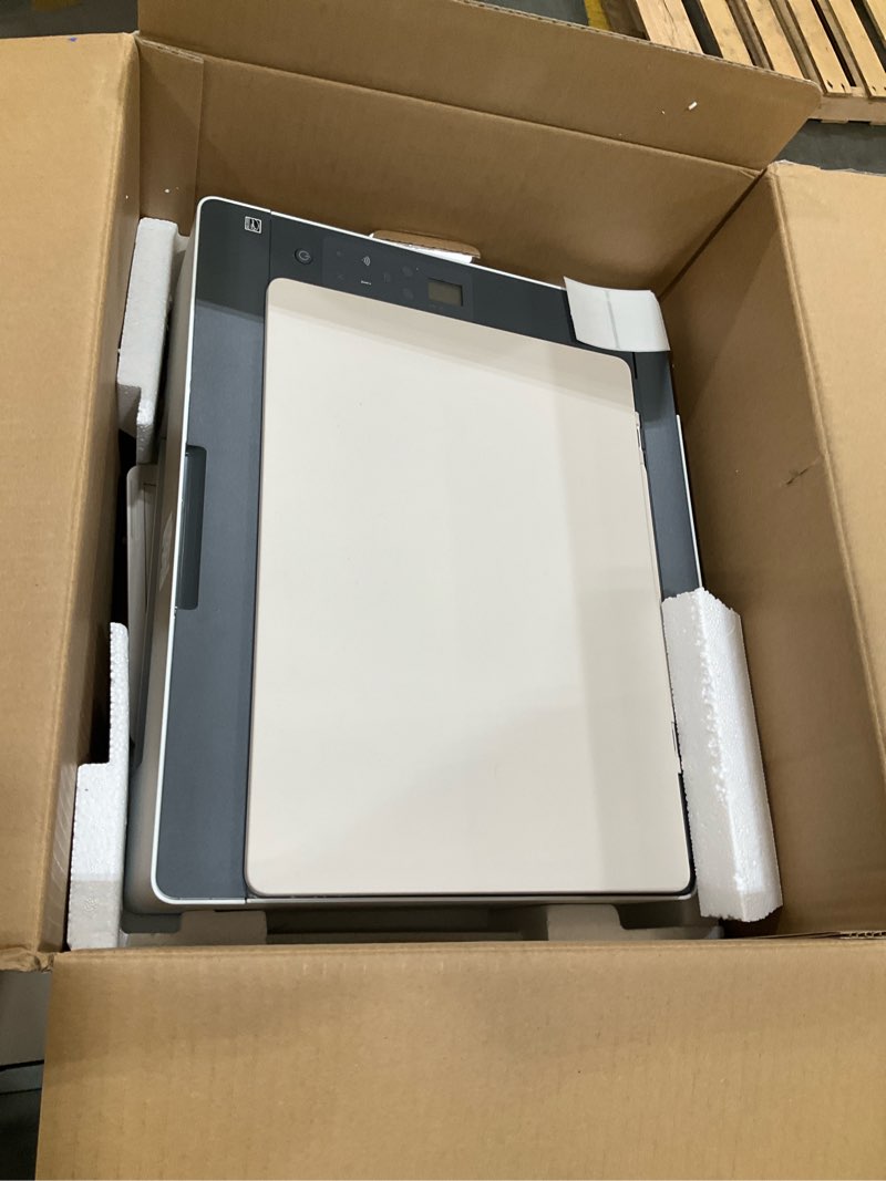 Condition photo showing As Is for hp smart tank 5000 wireless all-in-one ink tank printer, scanner, copier with 2 years of ink included, best-for-home, cartridge-free, refillable, ai-enabled, an ecotank alternative (5d1b6a)
