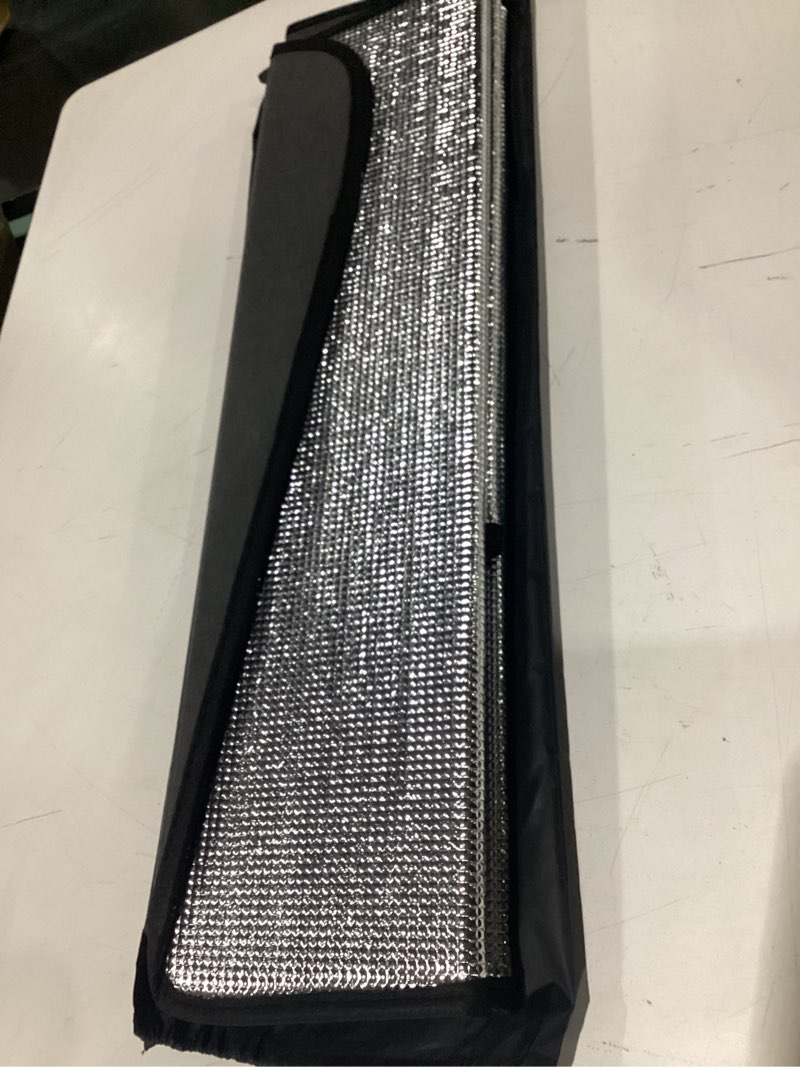 Condition photo showing Good Condition for autotech park foldable sunshade compatible with 2018-2024 audi q5 suv, custom-fit windshield sun shade