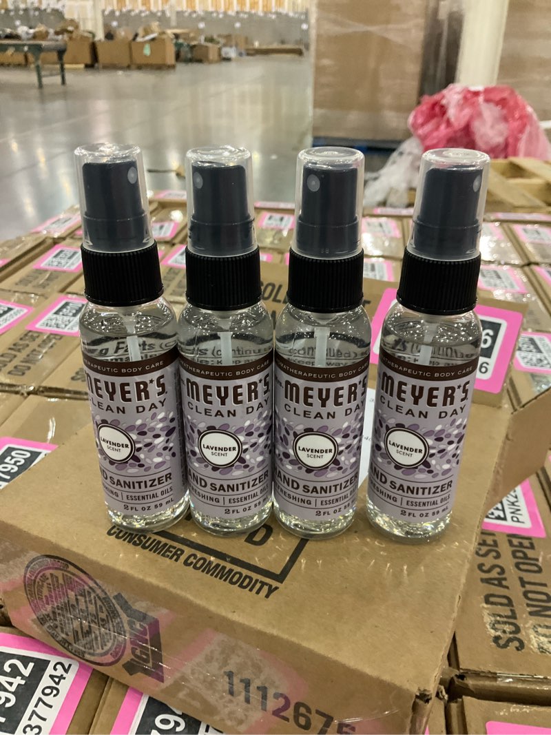 Mrs.Meyer’s hand sanitizer spray 4pk 