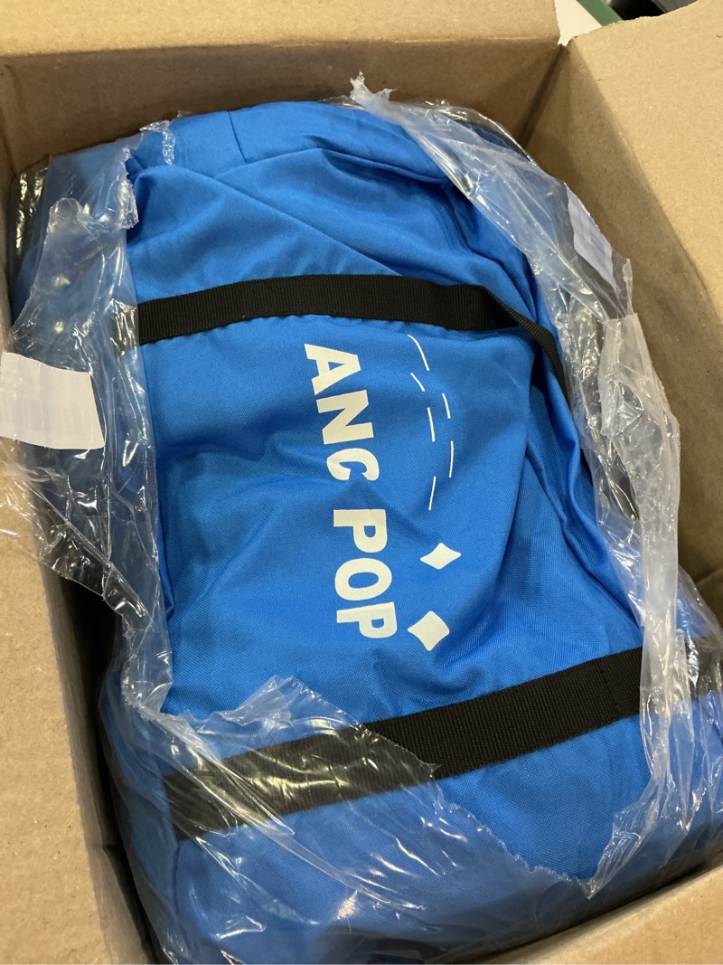 Condition photo showing Good Condition for anc pop portable cornhole game set pvc framed corn holes outdoor game set 3 x 2 feet with 8 bean bags and carrying case