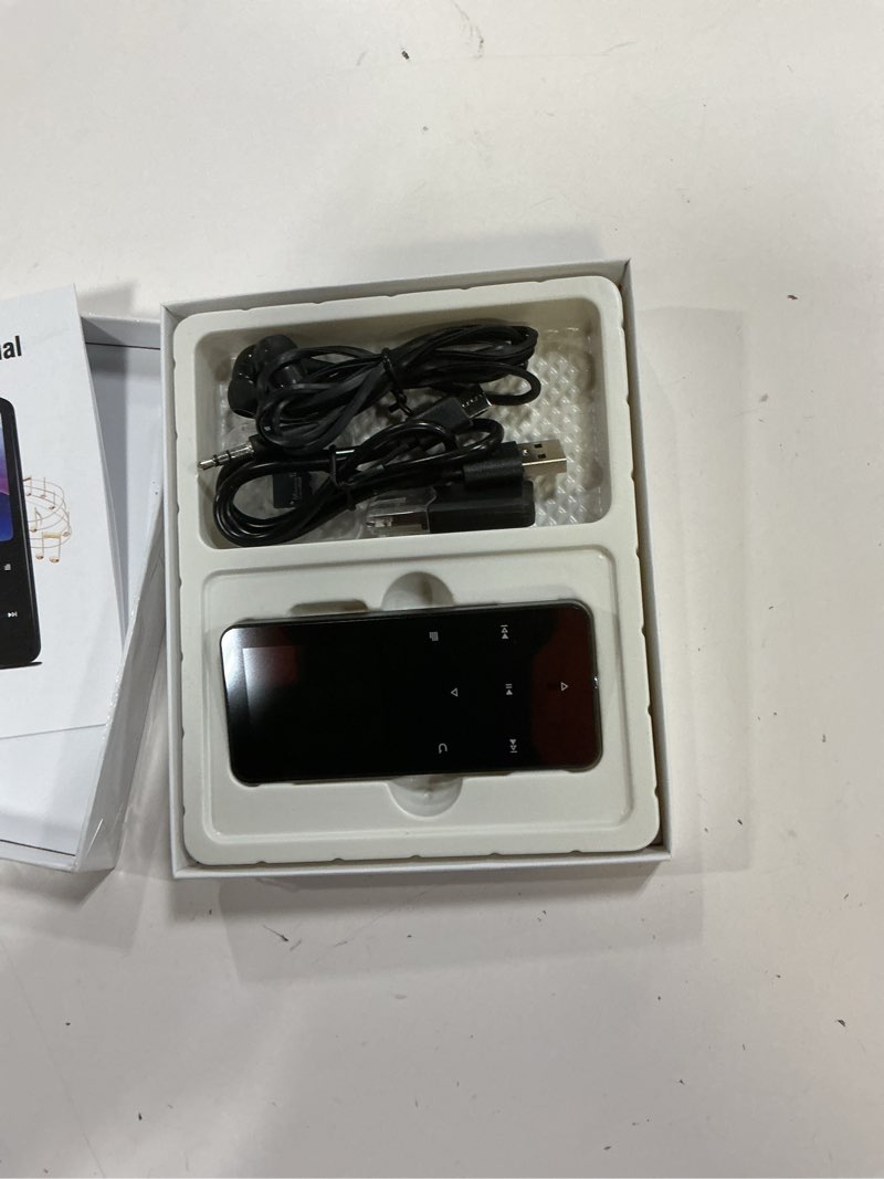 Condition photo showing Good Condition for 144gb mp3 player, bluetooth 5.2 music player, hifi sound digital music, built-in hd speaker, fm radio, voice recorder, earphones included, mp3 player for friends, kids, students, seniors (black)