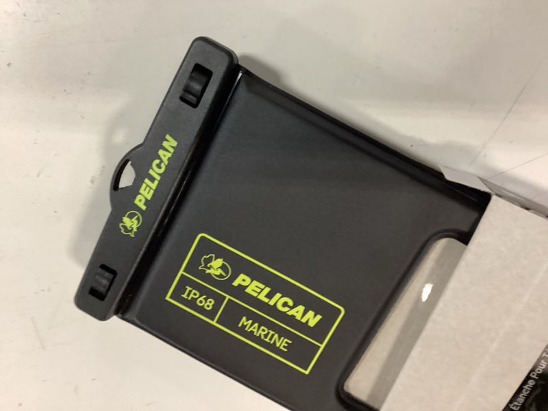 Condition photo showing Good Condition for Pelican 2 Pack Marine - IP68 Waterproof Phone Pouch (XL Size) Floating Waterproof Phone Case - Beach Cruise Ship Travel Essentials - Works with All Phones - Detachable Lanyard - Black/Hi-Vis Yellow XL 2 Pack