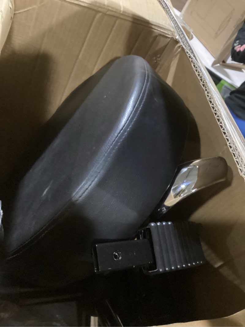 amazonbasics multi-purpose adjustable drafting spa bar stool with foot rest and wheels - black