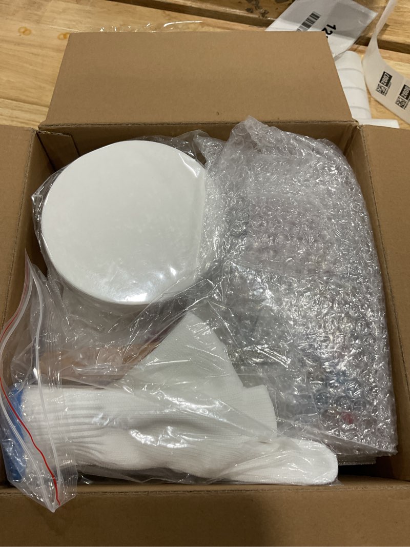 Condition photo showing New/Like New for large microwave kiln for glass fusing clay pottery with 10 sheets kiln papers glass fusing diy crafts supplies jewelry making fuse works beginners