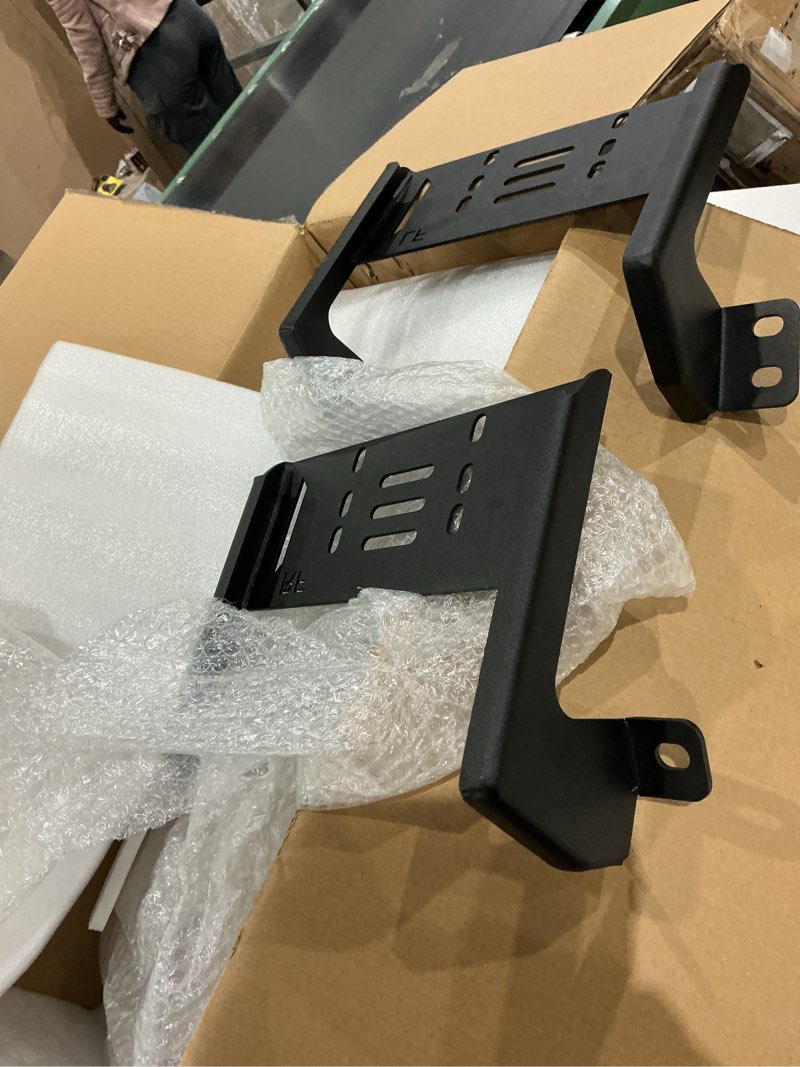 Condition photo showing As Is for trumgeta 2pcs ez side steps fit for 2024 2025 2026 toyota tacoma double cab/xtra cab front doors running boards 350 lbs 2pcs for front doors only