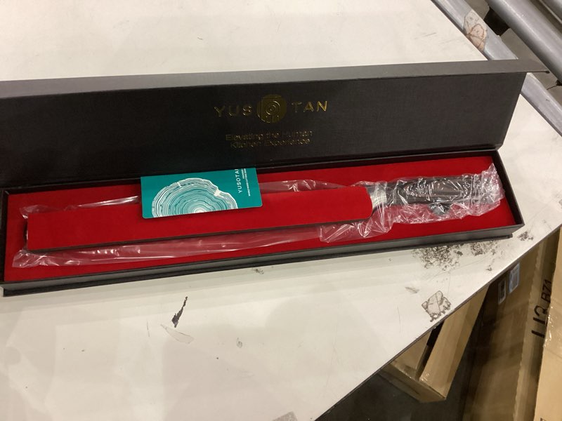 Condition photo showing New/Like New for Turkey Carving Knife, 12 Inch High Carbon Stainless Steel Super Sharp BBQ Knife With Ergonomic Solid Wood Handle, Perfect For Thanksgiving And Christmas 12"