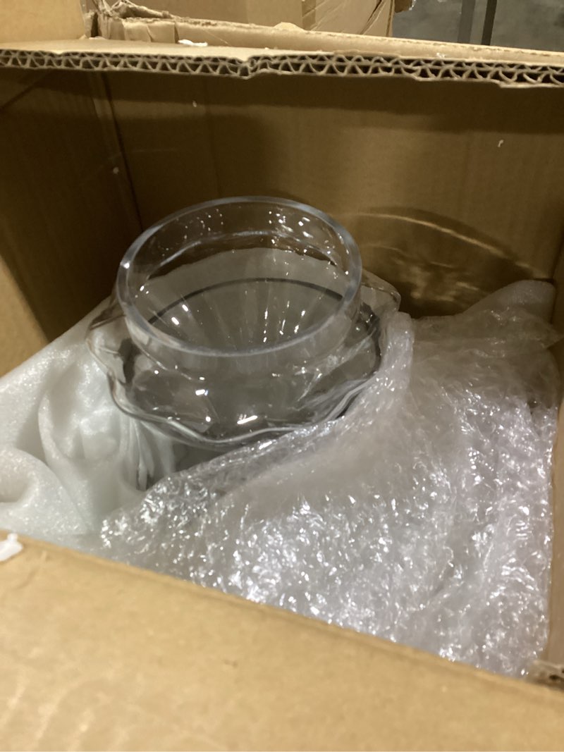 Condition photo showing Good Condition for 2 Pcs Christmas Tree Drink Dispensers for Parties 2.6 Gallon Large Christmas Drink Dispenser Glass Xmas Pitcher with Spout Clear Wine Decanter Fountain for Hot Cider Lemonade Juice Champagne