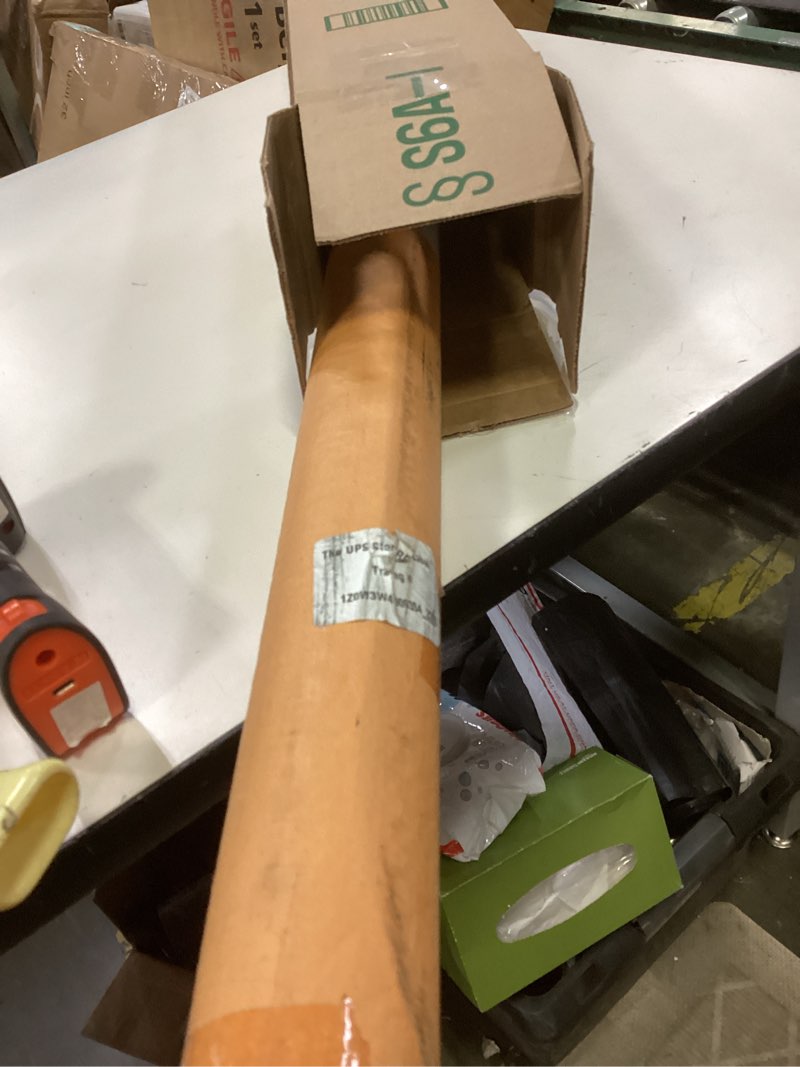 Condition photo showing New/Like New for Yecaye Office Chair Mat for Hardwood Floor, 36" x 48" Clear Computer Desk Chair Mat, PVC Heavy Duty Floor Protector for Rolling Chairs, Can't be Used on Carpet(Transparent, 36" x 48") 2-36" x 48" Transparent