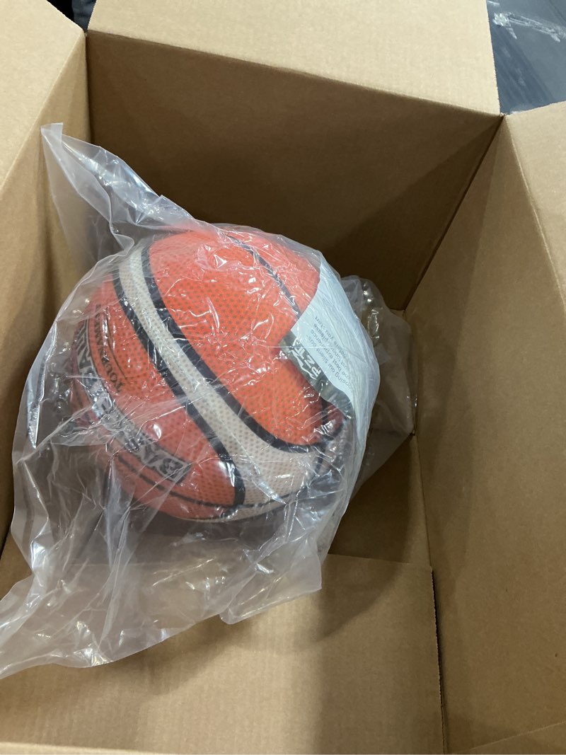 Condition photo showing Good Condition for Silent Basketball Size 7 with Fabric Cover, 600g Airless Basketball for Quiet Dribbling and Indoor Training, Pro PU Foam Ball for Adults and Children, Ideal Gift for Birthdays or Christmas