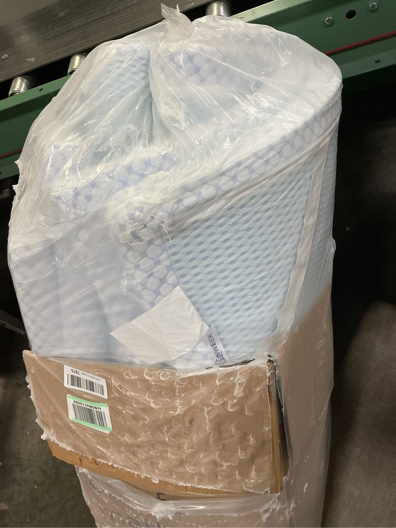 Condition photo showing Good Condition for Sinweek 3 Inch Memory Foam Mattress Topper King - Select High Density - (Gel-Infused and Ventilated) Mattress Pad with Soft Removable Bamboo-Rayon Cover King 3 Inch